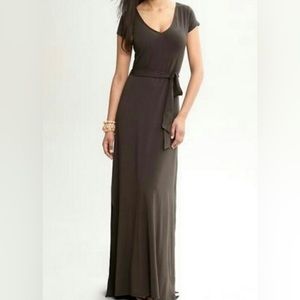 Banana Republic Heritage Maxi Knit Dress. Brown. Size S.